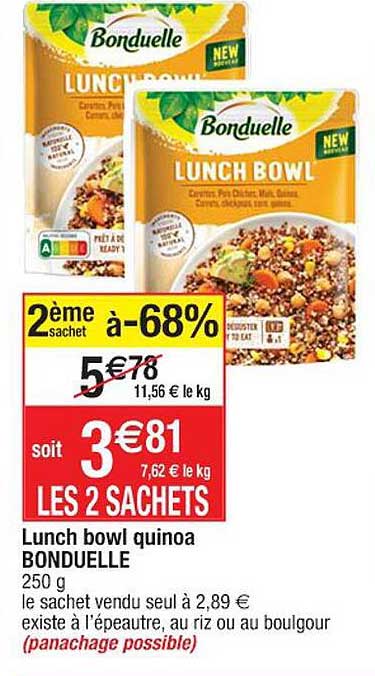 Lunch Bowl Quinoa Bonduelle