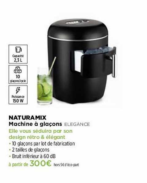 Machine à Glaçons Natura Mix