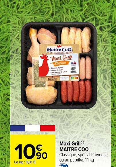 maxi grill maître coq