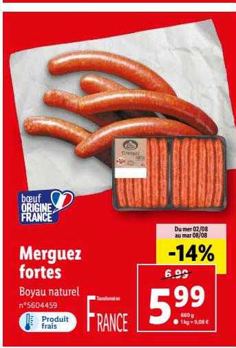 merguez fortes