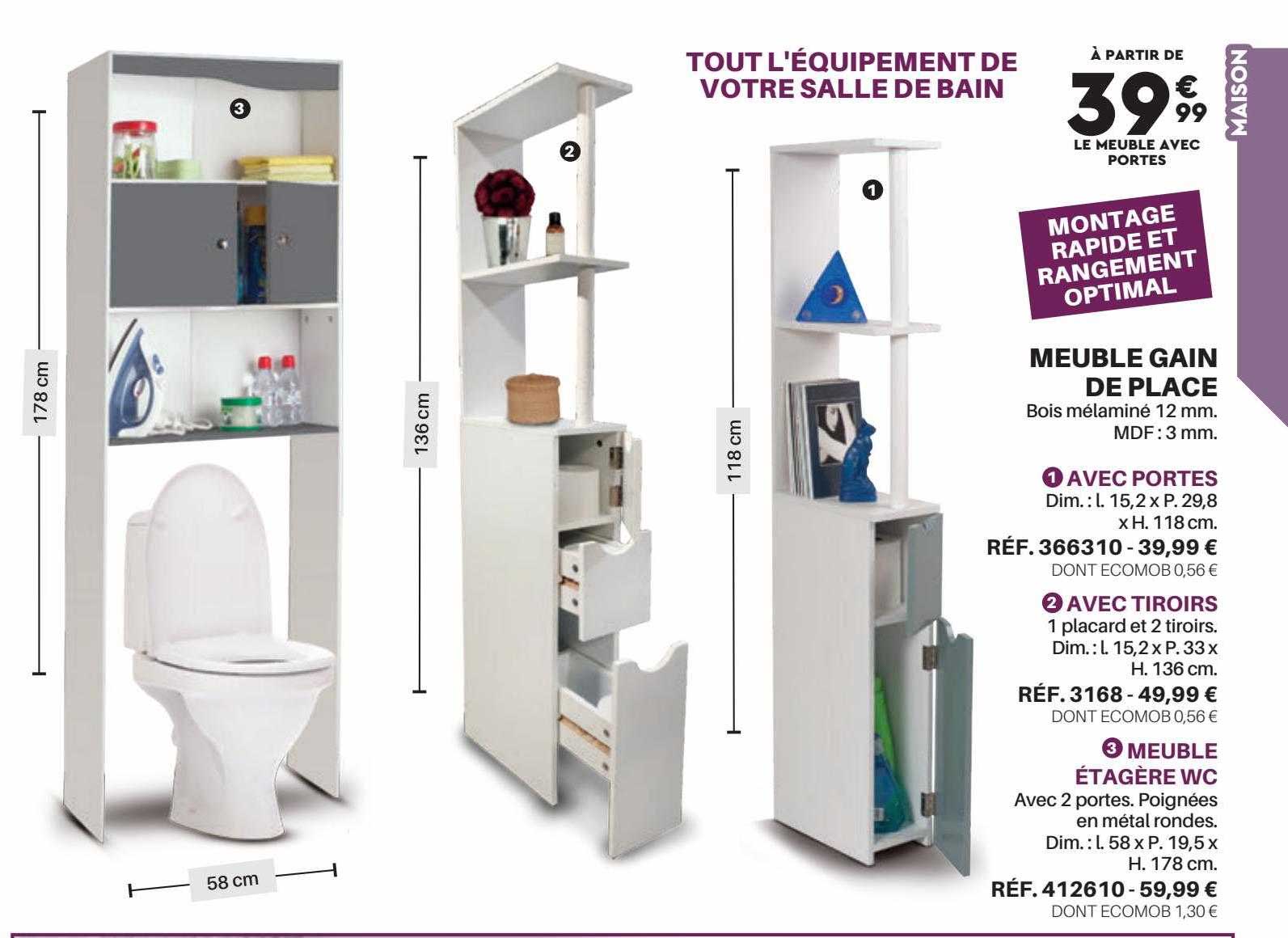 meuble gain de place