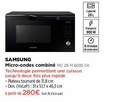 micro-ondes combiné samsung