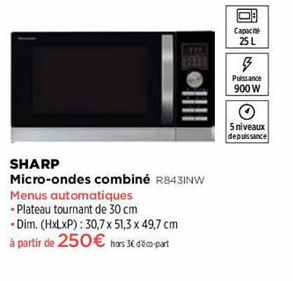 micro-ondes combiné sharp