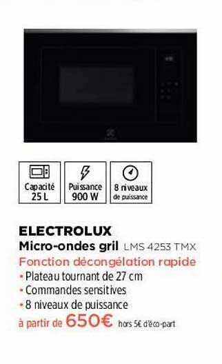 micro-ondes gril electrolux