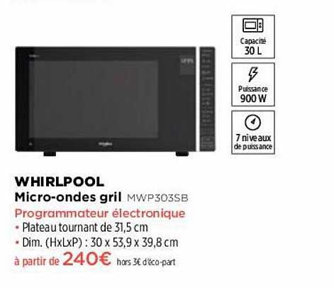 micro-ondes gril whirlpool