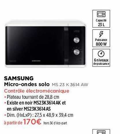 micro-ondes solo samsung