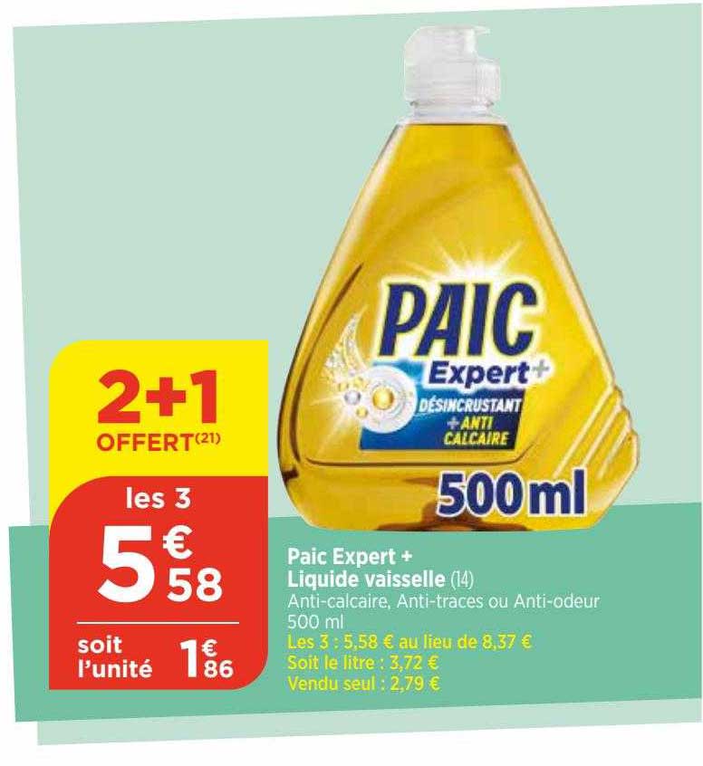 Paic Expert+ Liquide Vaisselle