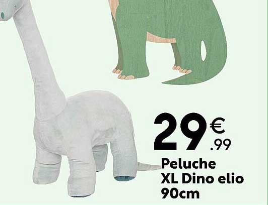 Peluche Xl Dino Elio 90 Cm