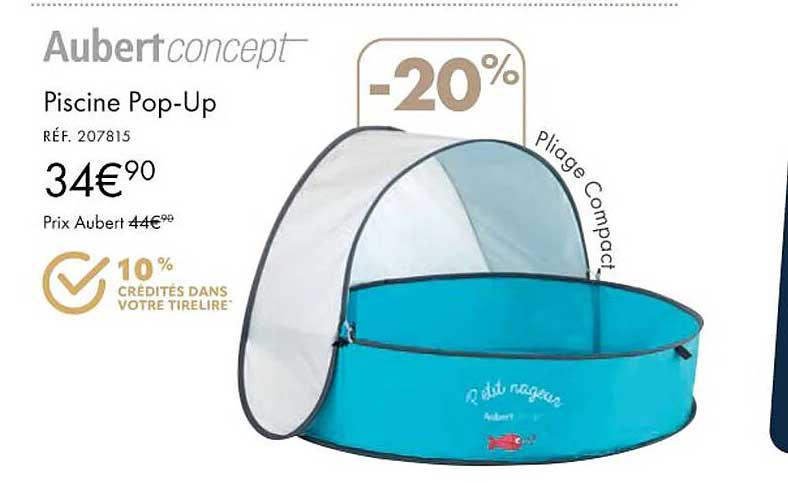 piscine pop-up aubert concept