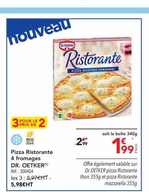 Pizza Ristorante 4 Fromages Dr Oetker