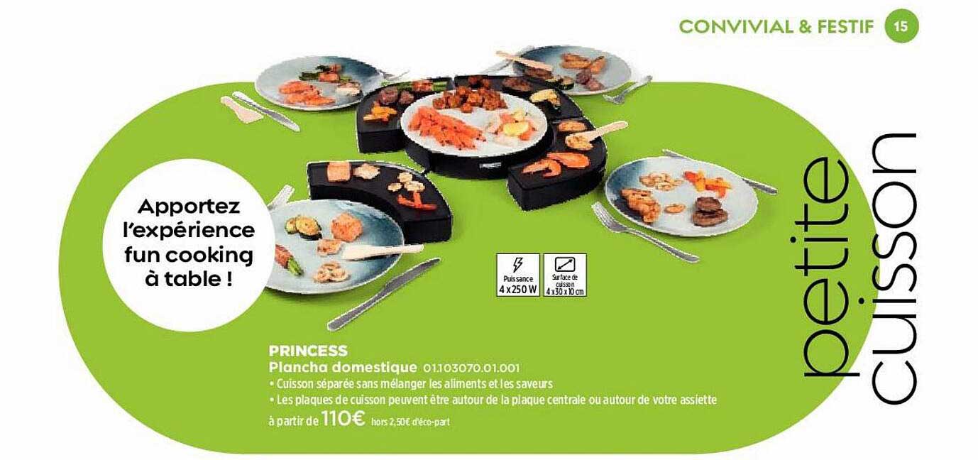 plancha doméstique princess