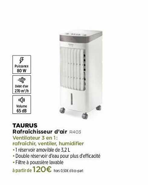 rafraîchisseur d'air taurus