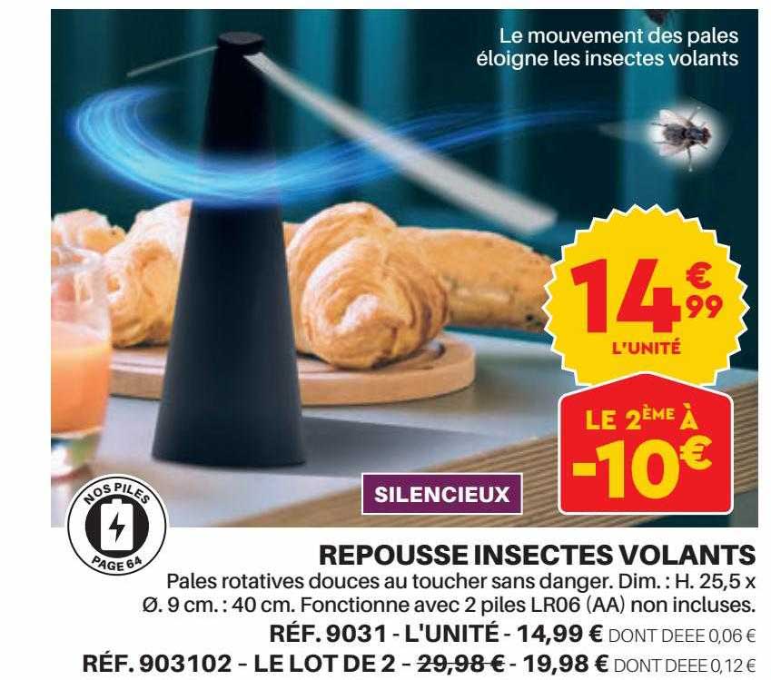 repousse insectes volants