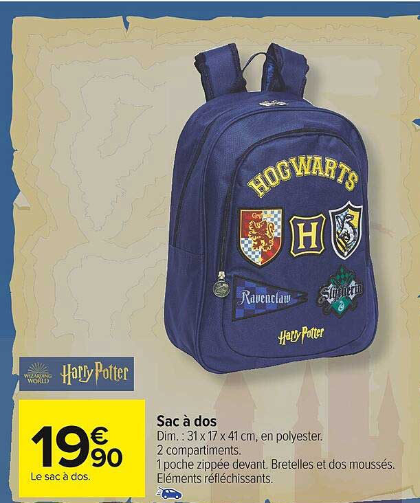 sac à dos harry potter