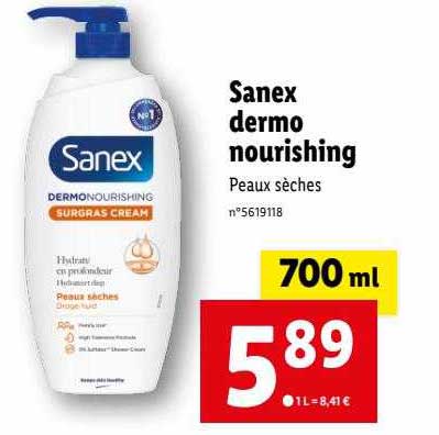 sanex dermo nourishing