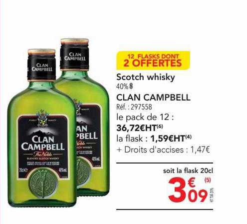scotch whisky clan campbell