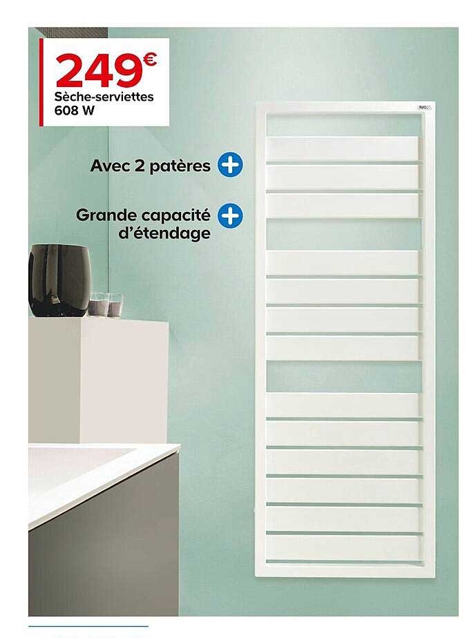 sèche-serviettes 608w