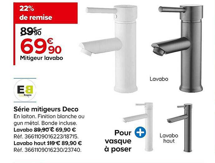 série mitigeurs déco