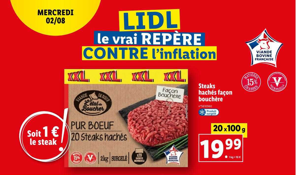 steaks hachés façon bouchère