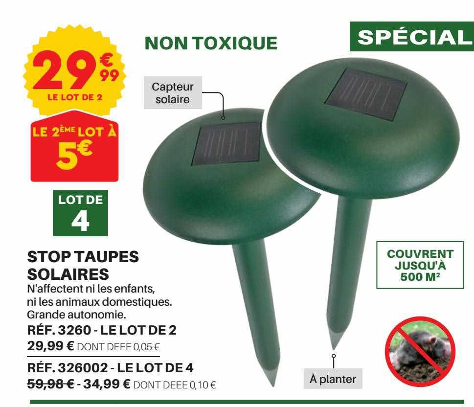 stop taupes solaires