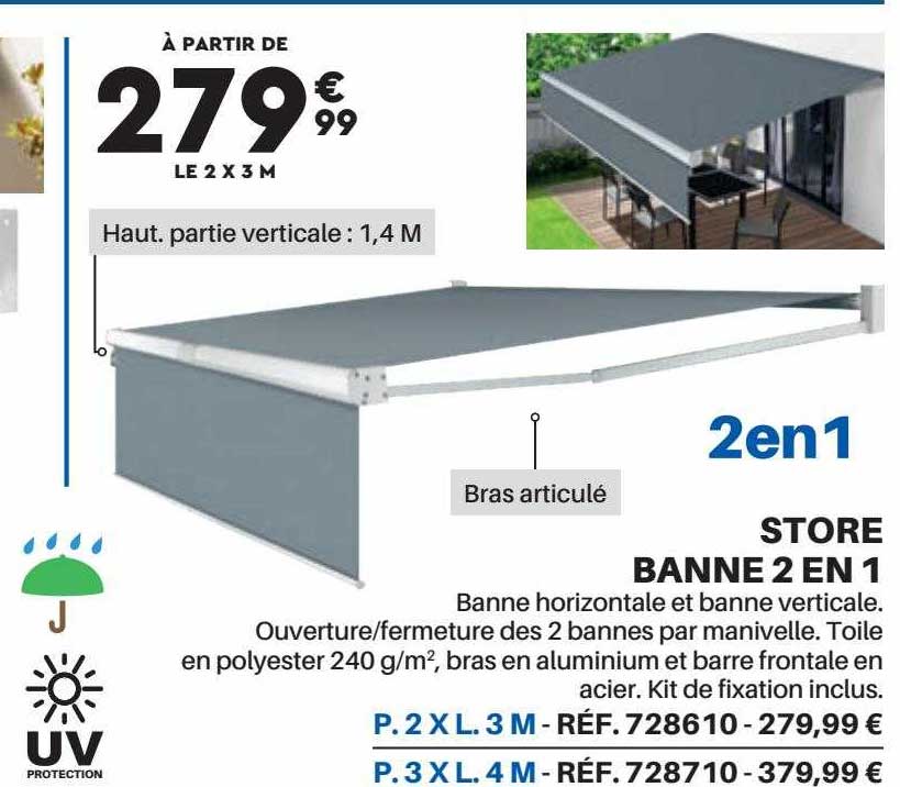 store banne 2 en 1