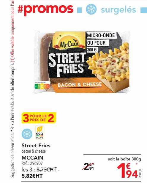 street fries mc cain