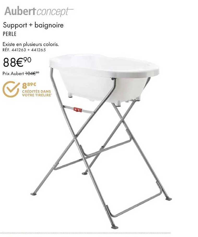 Support + Baignoire Aubert Concept