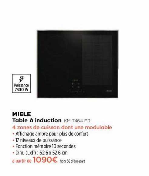 Table à Induction Miele