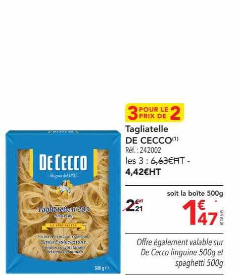 tagliatelle de cecco