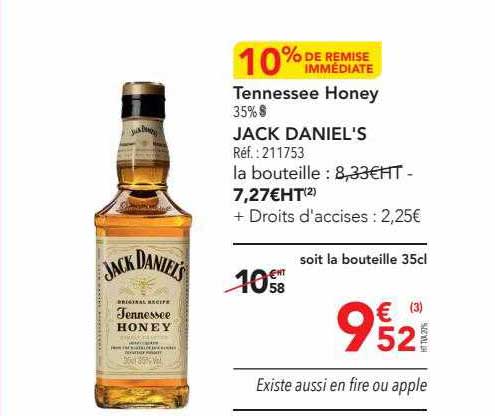 tennessee honey jack daniel's