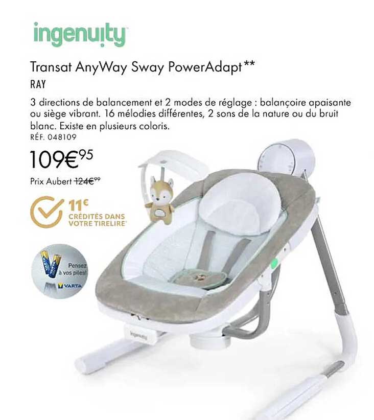 Transat Any Way Sway Power Adapt