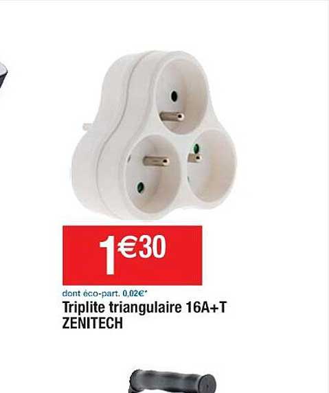 triplite triangulaire 16A+t zenitech