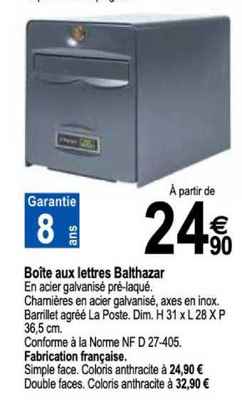 Boîte Aux Lettres Balthazar
