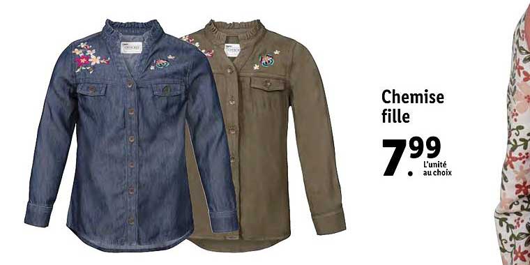 Chemise Fille