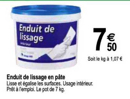 Enduit De Lissage En Pâte