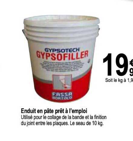 enduit en pâte prêt à l'emploi