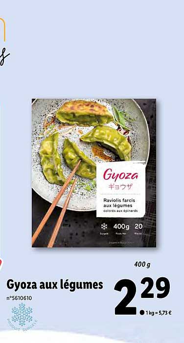 Gyoza Aux Légumes