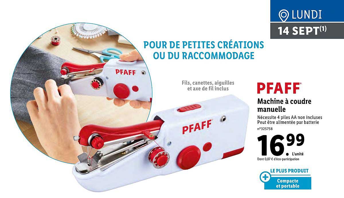 machine à coudre manuelle