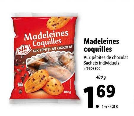 Madeleines Coquilles
