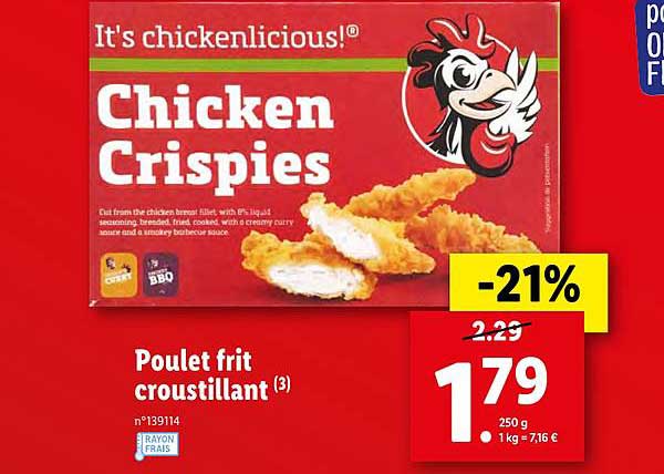 poulet frit croustillant
