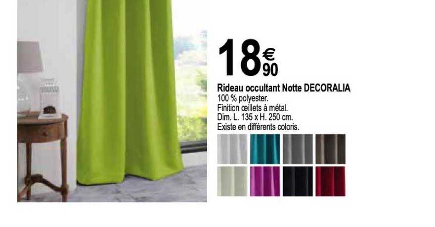 Rideau Occultant Notte Decoralia