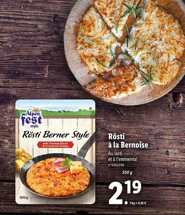 rösti à la bernoise