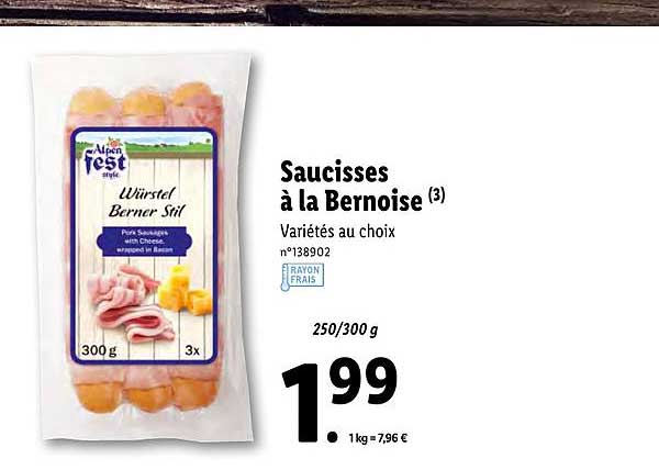 saucisses à la bernoise