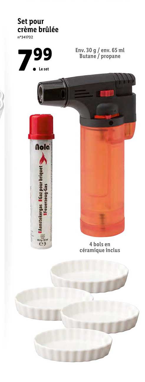 set pour crème brûlée