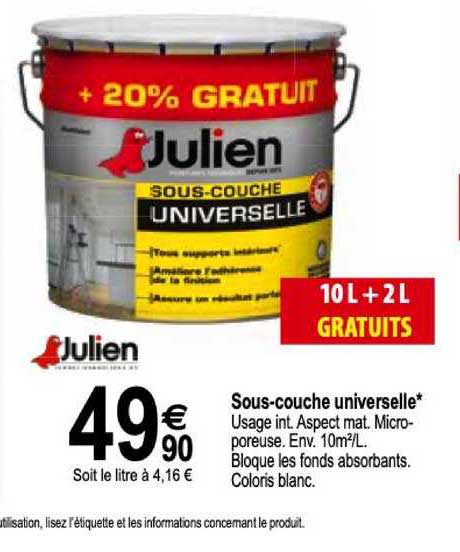 sous couche universelle julien