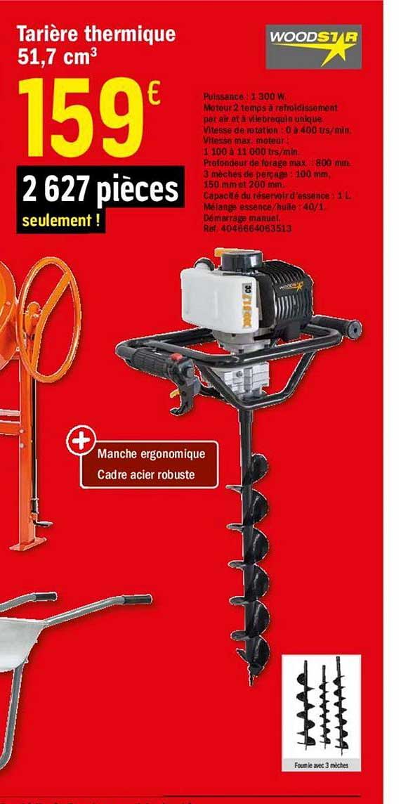 Tarière Thermique Woodstar