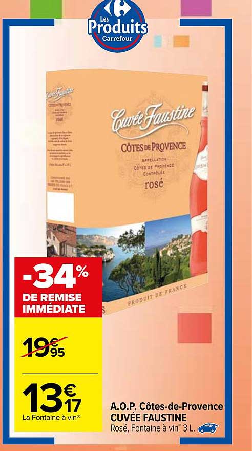 a.o.p. côtes-de-provence cuvée faustine