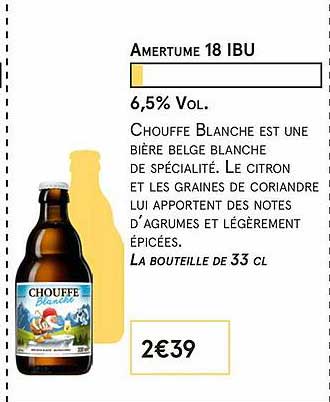 amertume 18 ibu : chouffe