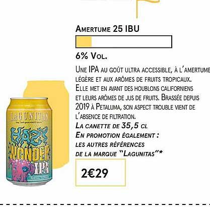amertume 25 ibu : lagunitas