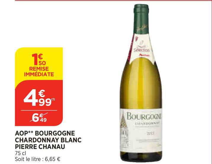aop bourgogne chardonnay blanc pierre chanau